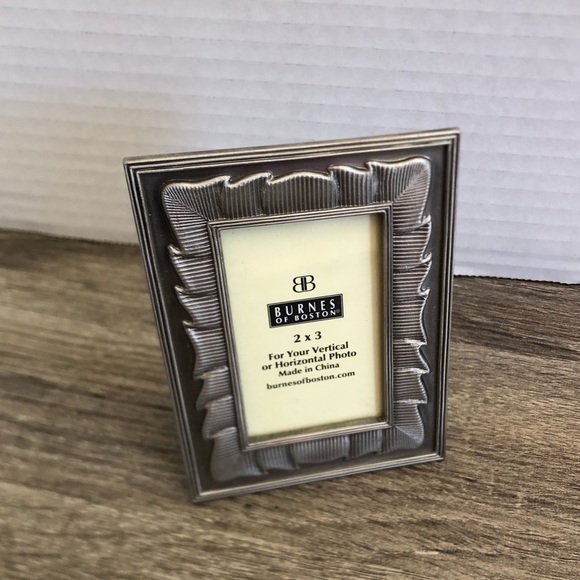Burnes of Boston Silver Photo Frame 2” x 3” - Picture 3 of 11